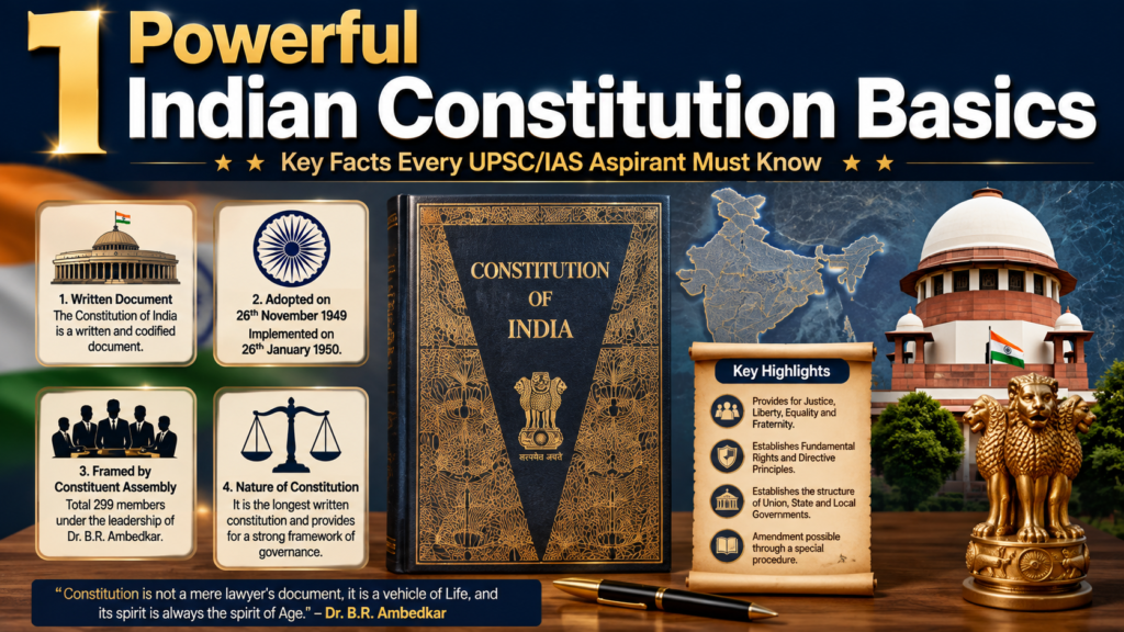 1 Powerful Indian Constitution Basics
