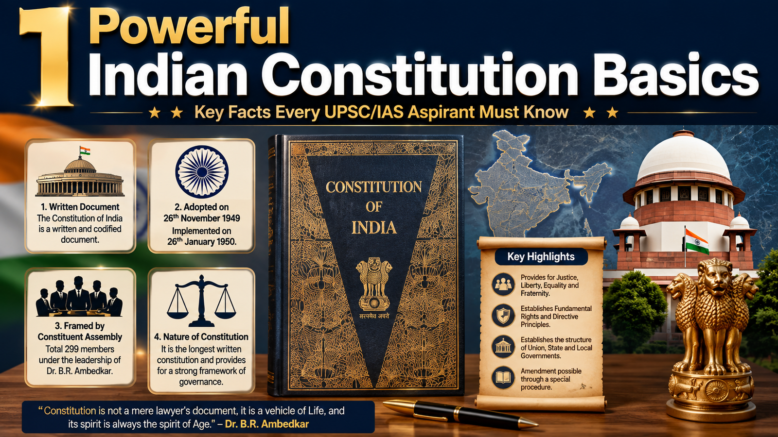 1 Powerful Indian Constitution Basics