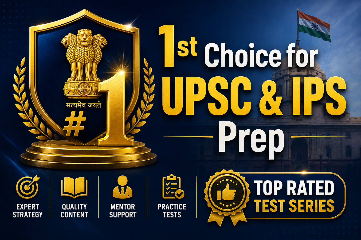 1st Choice for UPSC & IPS Prep