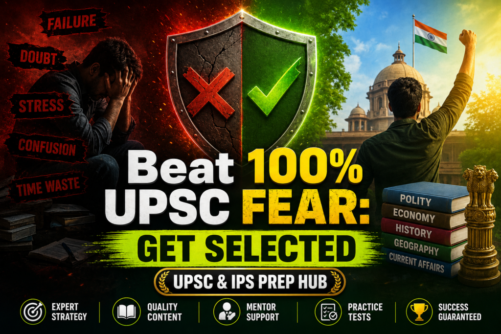 Beat 100% UPSC Fear: Get Selected