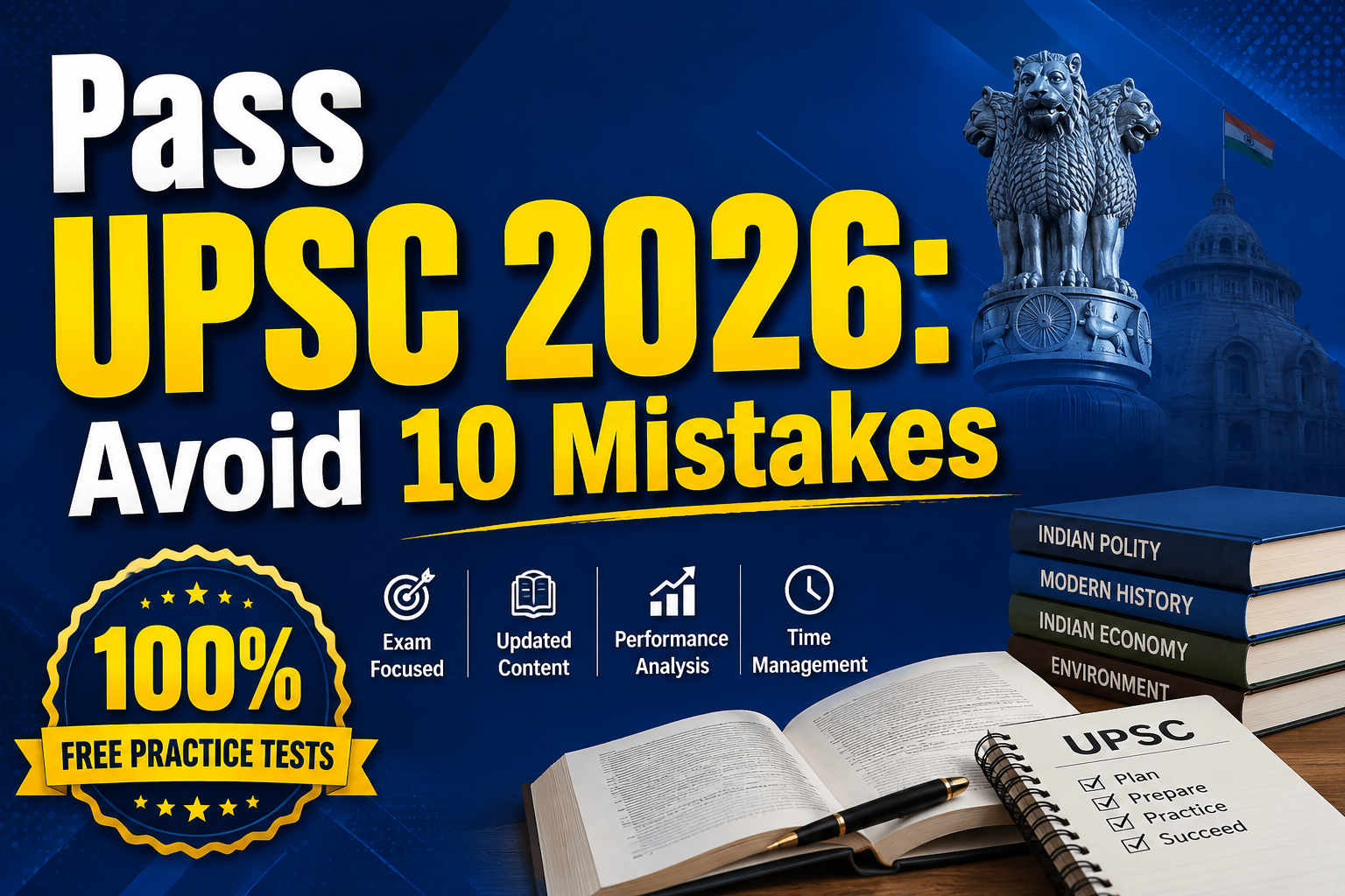 Pass UPSC 2026: Avoid 10 Mistakes